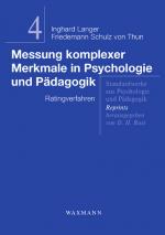Cover-Bild Messung komplexer Merkmale in Psychologie und Pädagogik