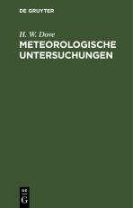 Cover-Bild Meteorologische Untersuchungen