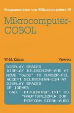 Cover-Bild Mikrocomputer-COBOL