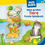 Cover-Bild ministeps: Mein großes Tiere Puzzle-Spielbuch