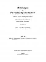 Cover-Bild Mitteilungen über Forschungsarbeiten