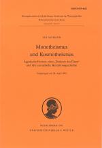 Cover-Bild Monotheismus und Kosmotheismus