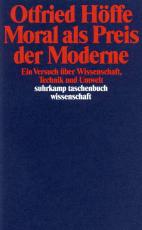 Cover-Bild Moral als Preis der Moderne