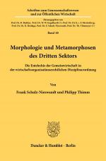 Cover-Bild Morphologie und Metamorphosen des Dritten Sektors.