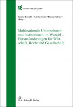 Cover-Bild Multinationale Unternehmen und Institutionen im Wandel - Herausforderungen für Wirtschaft, Recht und Gesellschaft