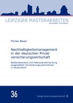 Cover-Bild Nachhaltigkeitsmanagement in der deutschen Privatversicherungswirtschaft
