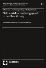 Cover-Bild Netzwerkdurchsetzungsgesetz in der Bewährung