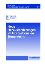 Cover-Bild Neue Herausforderungen im Internationalen Steuerrecht