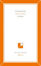 Cover-Bild Neue Lyrik aus Österreich Band 14