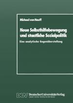 Cover-Bild Neue Selbsthilfebewegung und staatliche Sozialpolitik
