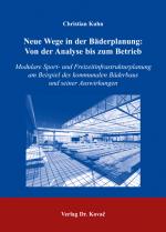 Cover-Bild Neue Wege in der Bäderplanung: Von der Analyse bis zum Betrieb