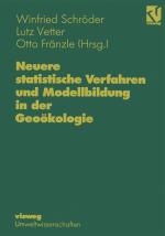 Cover-Bild Neuere statistische Verfahren und Modellbildung in der Geoökologie