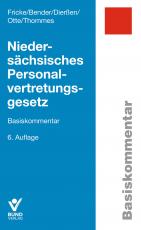 Cover-Bild Niedersächsisches Personalvertretungsgesetz