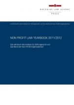 Cover-Bild Non Profit Law Yearbook 2011/2012