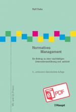Cover-Bild Normatives Management