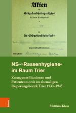 Cover-Bild NS-"Rassenhygiene" im Raum Trier