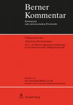 Cover-Bild Obligationenrecht. Allgemeine Bestimmungen: Art. 1-18 OR mit allgemeiner Einleitung in das Schweizerische Obligationenrecht