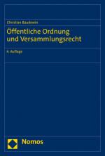 Cover-Bild Öffentliche Ordnung und Versammlungsrecht