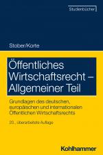 Cover-Bild Öffentliches Wirtschaftsrecht - Allgemeiner Teil