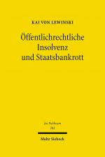 Cover-Bild Öffentlichrechtliche Insolvenz und Staatsbankrott