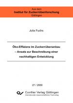 Cover-Bild Öko-Effizienz im Zuckerrübenanbau – Ansatz zur Beschreibung einer nachhaltigen Entwicklung