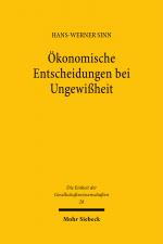Cover-Bild Ökonomische Entscheidungen bei Ungewißheit