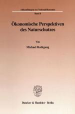 Cover-Bild Ökonomische Perspektiven des Naturschutzes.
