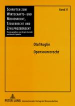 Cover-Bild Opensourcerecht