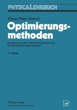 Cover-Bild Optimierungsmethoden