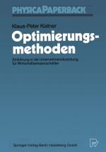 Cover-Bild Optimierungsmethoden