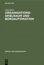 Cover-Bild Organisationsspielraum und Büroautomation