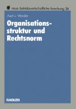Cover-Bild Organisationsstruktur und Rechtsnorm