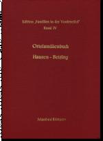 Cover-Bild Ortsfamilienbuch Hausen und Betzing 1735-1970