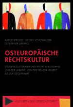Cover-Bild Osteuropäische Rechtskultur