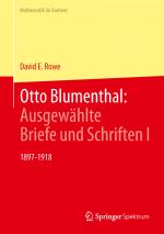 Cover-Bild Otto Blumenthal: Ausgewählte Briefe und Schriften I