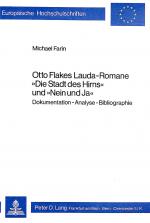 Cover-Bild Otto Flakes Lauda-Romane «Die Stadt des Hirns» und «Nein und Ja»