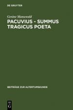 Cover-Bild Pacuvius - summus tragicus poeta