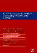 Cover-Bild Paket Vorbereitung auf die schriftliche Steuerberaterprüfung 2015/2016