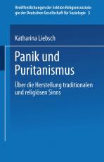 Cover-Bild Panik und Puritanismus
