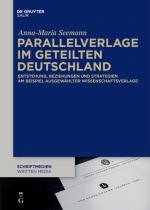 Cover-Bild Parallelverlage im geteilten Deutschland