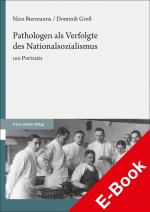 Cover-Bild Pathologen als Verfolgte des Nationalsozialismus