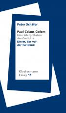 Cover-Bild Paul Celans Golem