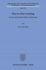 Cover-Bild Peer-to-Peer-Lending.
