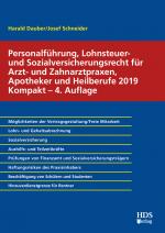 Cover-Bild Personalführung, Lohnsteuer- und Sozialversicherungsrecht für Arzt- und Zahnarztpraxen, Apotheker und Heilberufe 2019 Kompakt