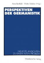 Cover-Bild Perspektiven der Germanistik