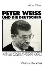 Cover-Bild Peter Weiss und die Deutschen