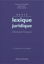Cover-Bild Petit lexique juridique
