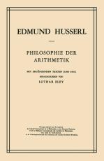 Cover-Bild Philosophie der Arithmetik