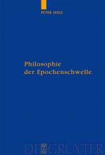 Cover-Bild Philosophie der Epochenschwelle