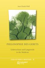 Cover-Bild Philosophie des Gebets